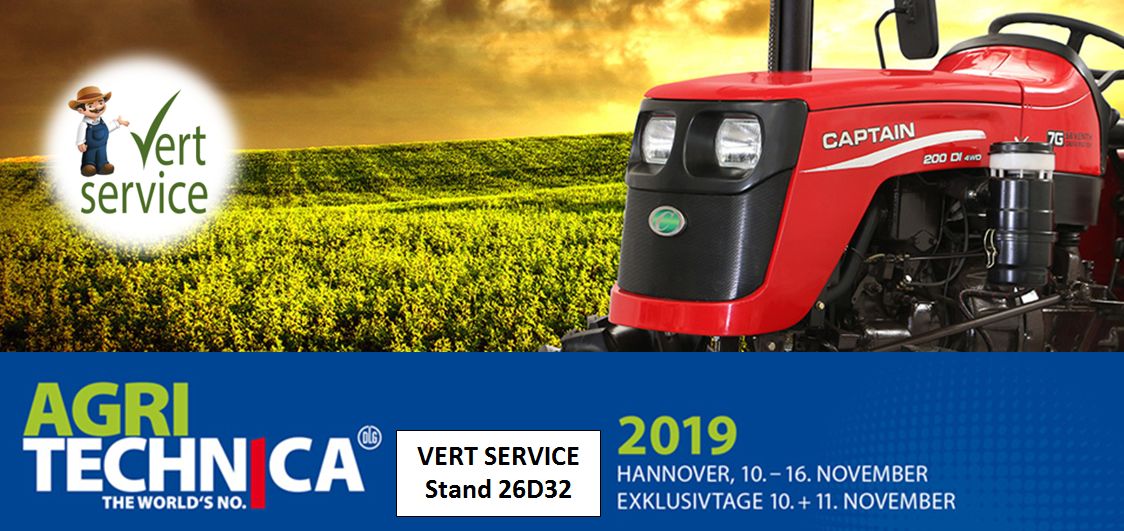 Captain bei Vert Service auf Agritechnica Stand 26D32